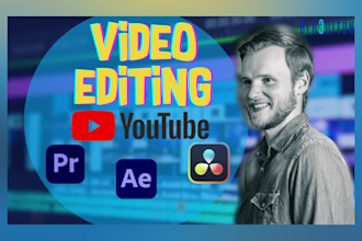 do professional youtube video editing and edit more videos