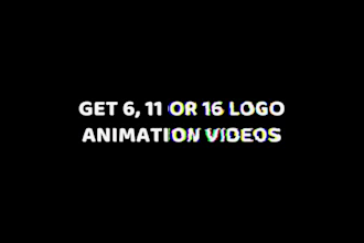 do 4k animated 3d logo intro videos within 12 hr