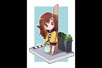 draw custom cute chibi anime