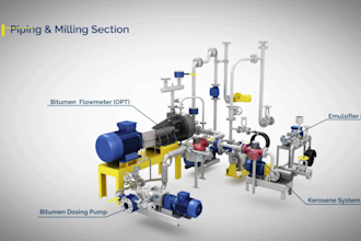 create 3d industrial animation milling equipment machinery manufacturing process
