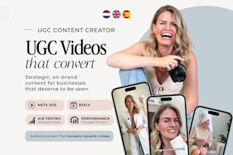 create dutch ugc videos for tiktok, reels, and social media