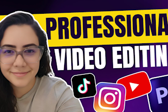 do youtube or instagram video editing professionally
