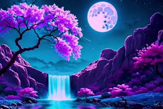 create fantasy meditation and relaxing music video with SEO