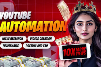 make top 10 faceless videos, cashcow videos editing, and youtube automation