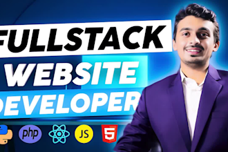 create or recreate website designs as a full stack website developer