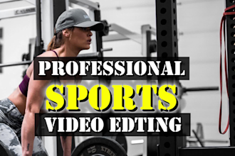 do professional fitness, gym and workout video editing