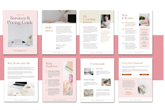 design ebook report, PDF lead magnet, workbook, or canva template