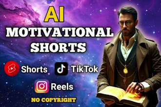 do viral faceless motivational videos for social media
