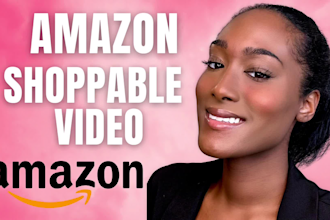 create a amazon influencer shoppable video for your product