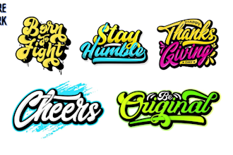 design lettering typography t shirt and script or font logo