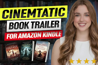 create a cinematic book trailer