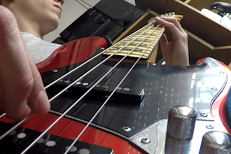 be your bass player and record HQ tracks