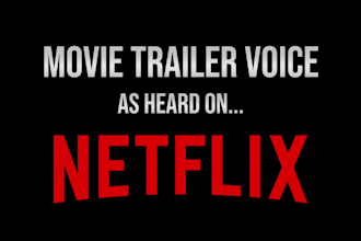 perform an amazing epic movie trailer voice for your project