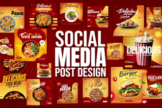 design creative social media post facebook ads instagram post, stories, ad image