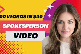be your american video spokesperson