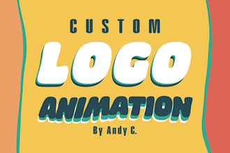 develop a 2d animation of your logo for your commercial