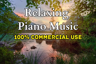 create original relaxing piano music for meditation
