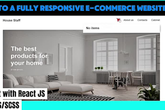 develop a fully responsive website as a frontend development