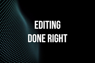 professionally edit videos, special launch price