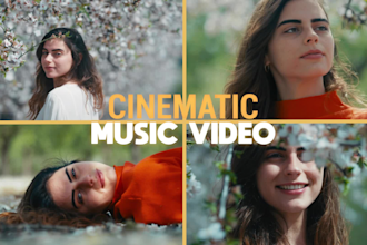 produce a live action lyric video or music video