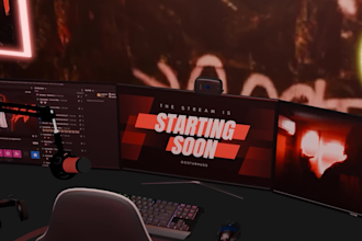 design 3d intro gaming youtube intro with isometric room design