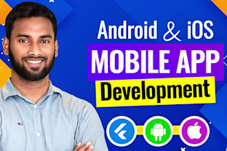 do ai mobile app development, android, ios app development as flutter developer