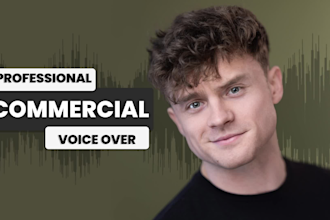 record a professional commercial voice over