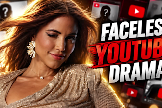 create faceless youtube short drama, vertical drama and cinematic story video