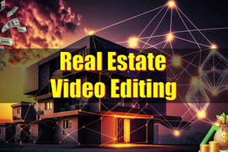 edit real estate video footage that sells professionally