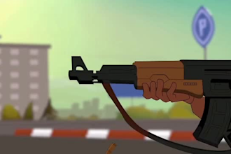 create custom 2d anime animation, 2d music video, 2d anime fighting music video