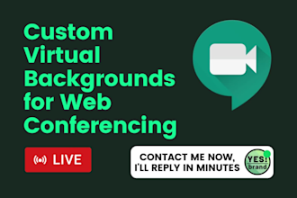 design google meet virtual meeting background