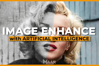 upscale and enhance your old low quality image or photo