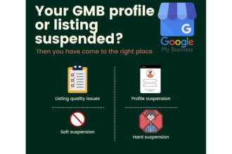 reinstate and fix suspended google my business profile and listing