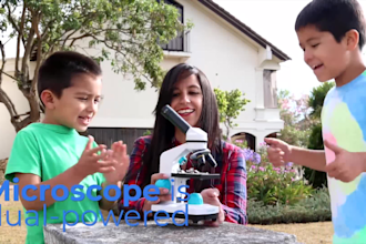 make professional videos for amazon with my kids and mom