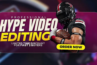 create cinematic sports hype videos, highlights reels and promotional video