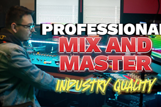 mix and master your song professionally