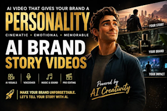 create cinematic ai brand story and personality videos