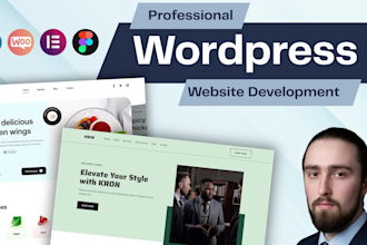 build responsive wordpress business website