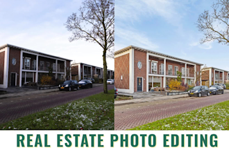 do real estate photo editing professionally