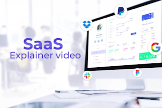 create modern animated saas explainer video for your startup