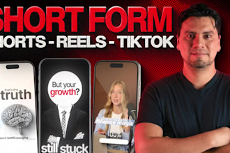 edit short form videos for tiktok, reels, youtube shorts and ads