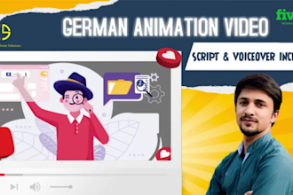create a german 2d animated explainer video for your sales