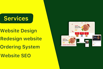 create restaurant booking and food delivery website with online ordering system