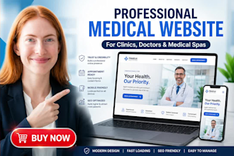 design or redesign a professional wordpress medical website