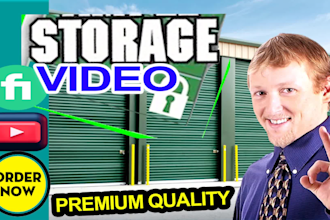 create storage facility video or storehouse, self storage ad
