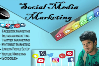 be your social media marketing manager and support
