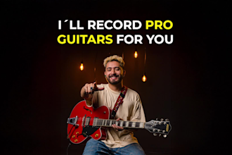 record your high quality professional electric guitar