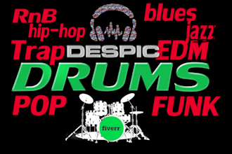 professional midi sampled drum programming, any genre