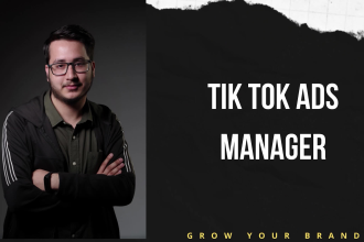 be your tiktok ads manager to grow your business by tik tok marketing