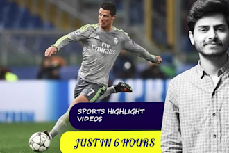 make monetizable sports highlights youtube videos in HD